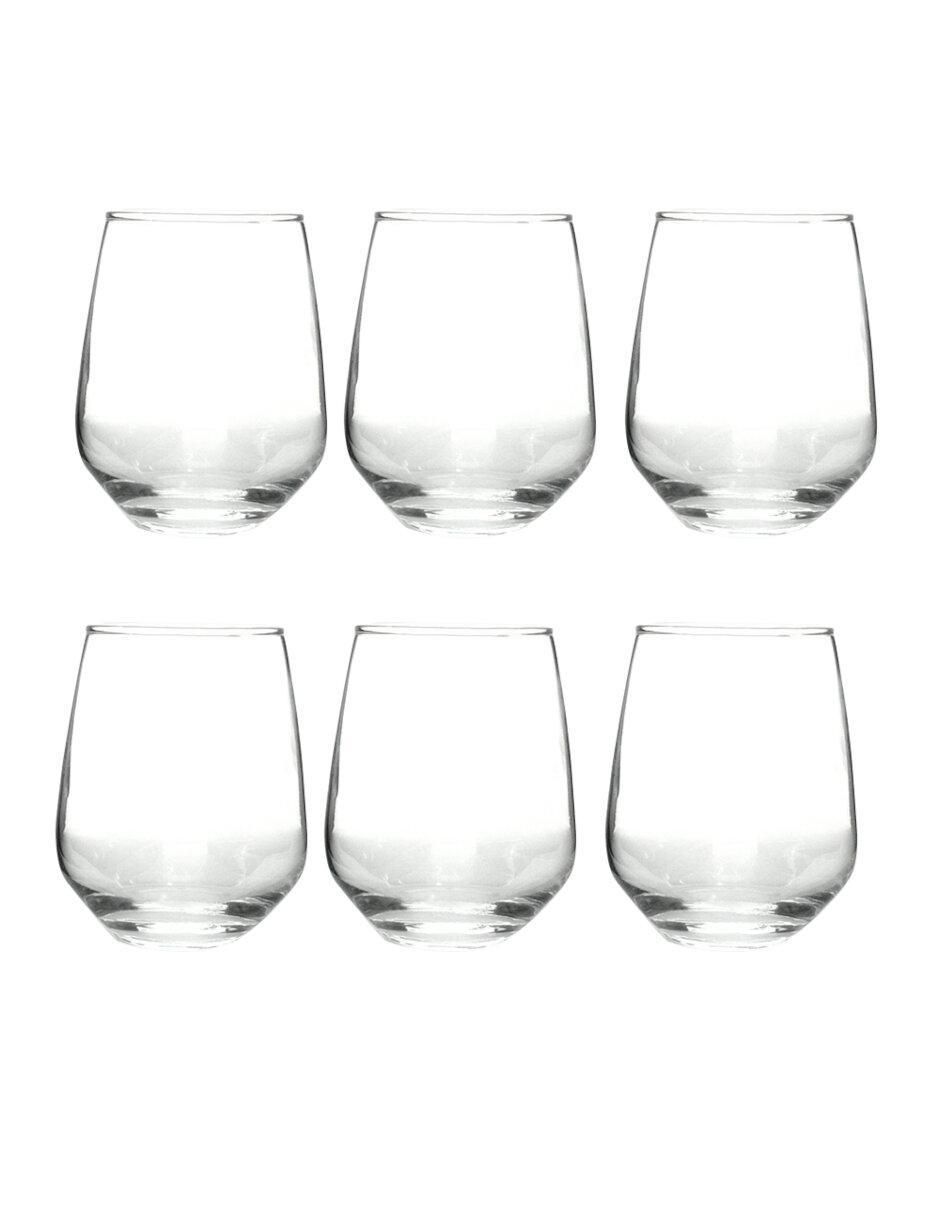 Set vasos de vidrio con 6 piezas Set vasos de vidrio con 6 piezas