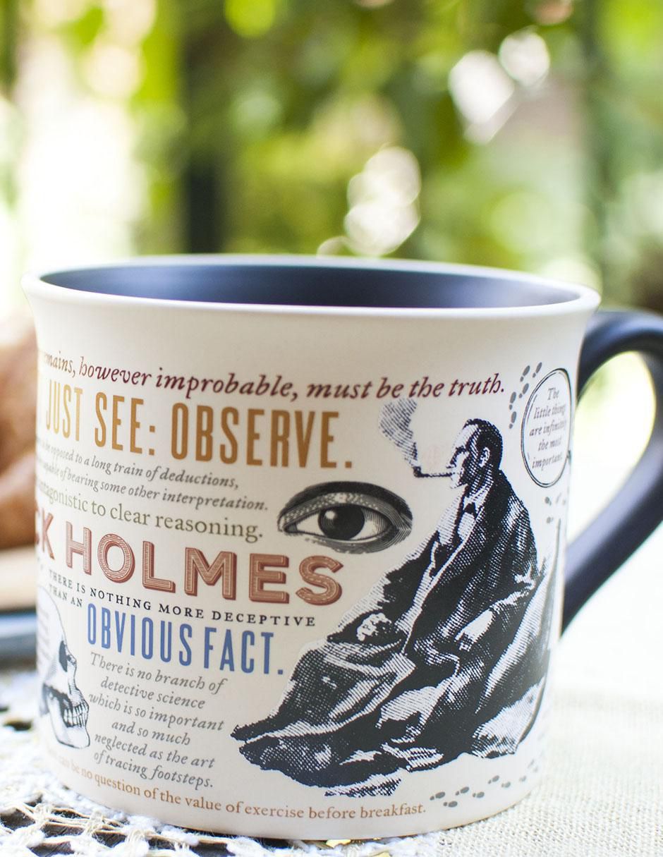 Taza de colección Unemployed Philosophers Guild Sherlock Holmes ...