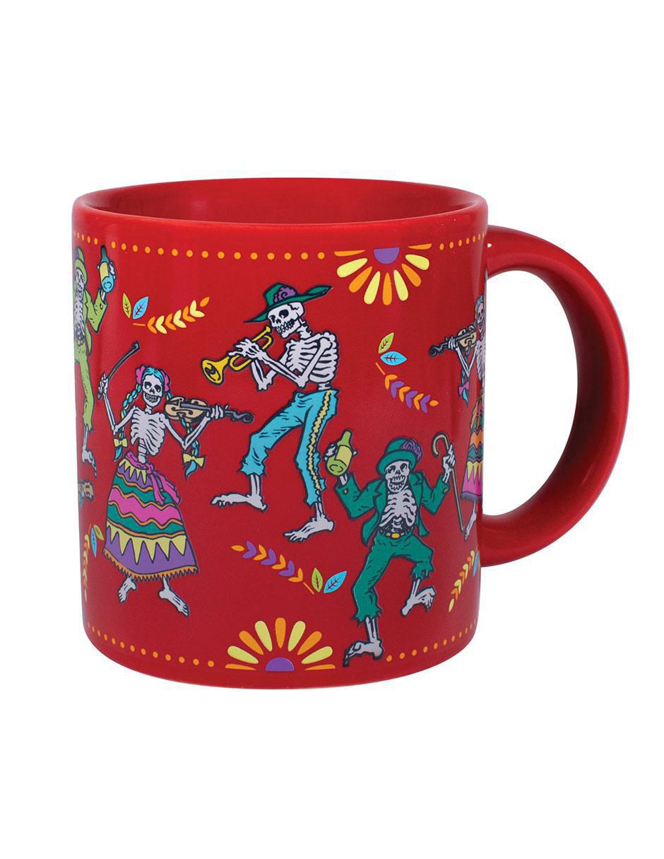 Taza de colección calaveras artístico Taza de colección calaveras artístico