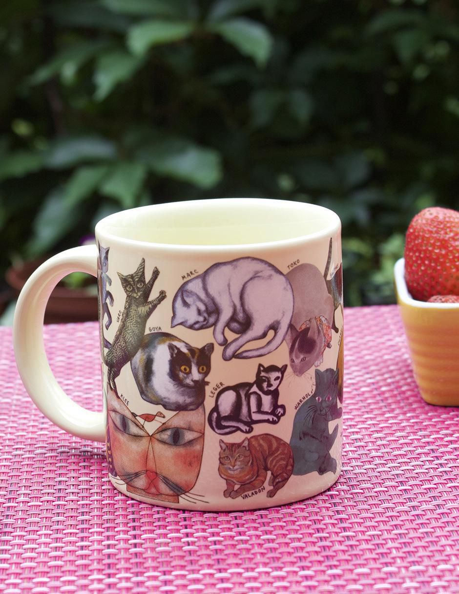 Taza de colección Gato Cheshire artística 5