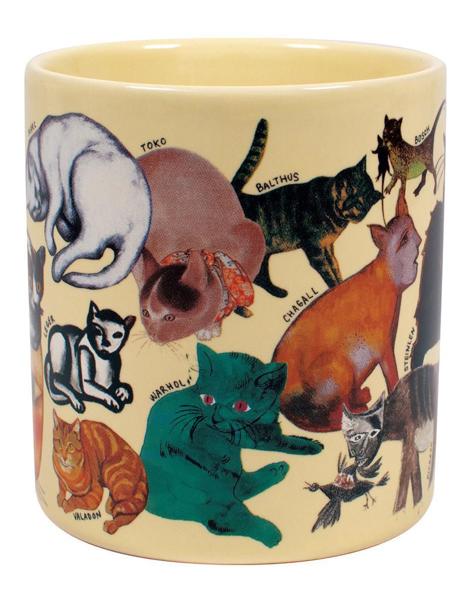 Taza de colección Gato Cheshire artística 8