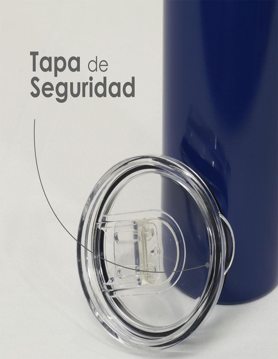 Termo de acero inoxidable con tapa a presión 591 ml 5