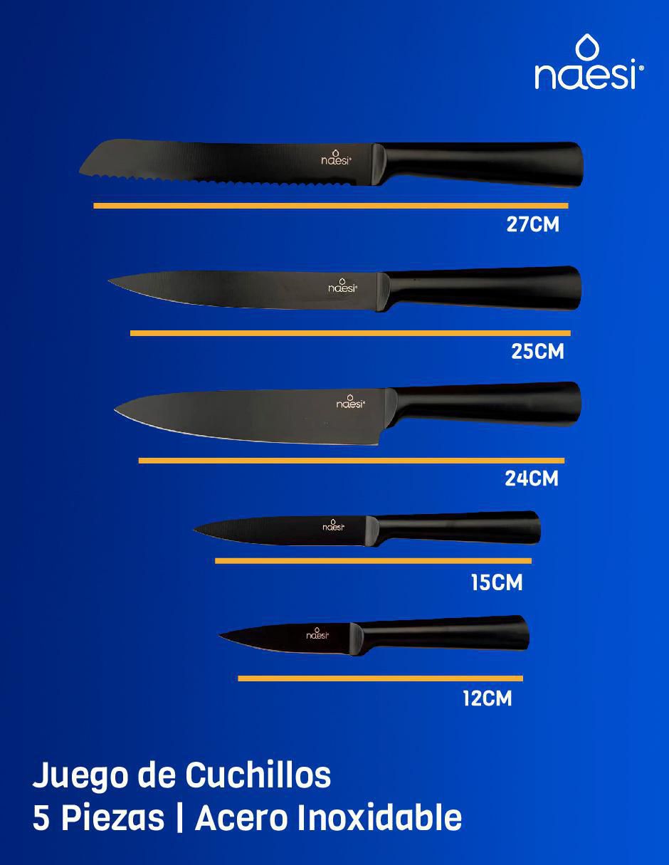 Set de cuchillos para chef  6 piezas 2