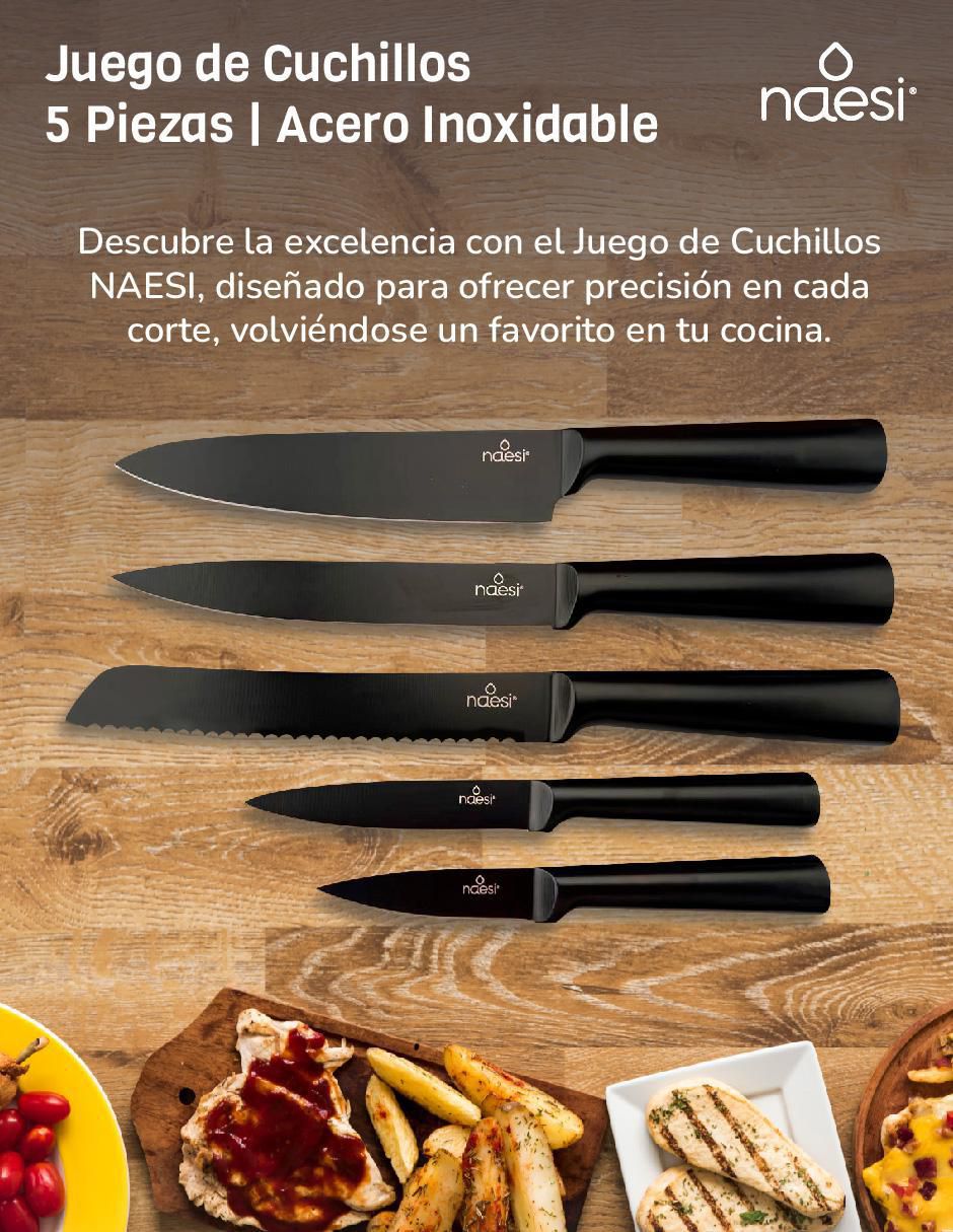 Set de cuchillos para chef  6 piezas 3