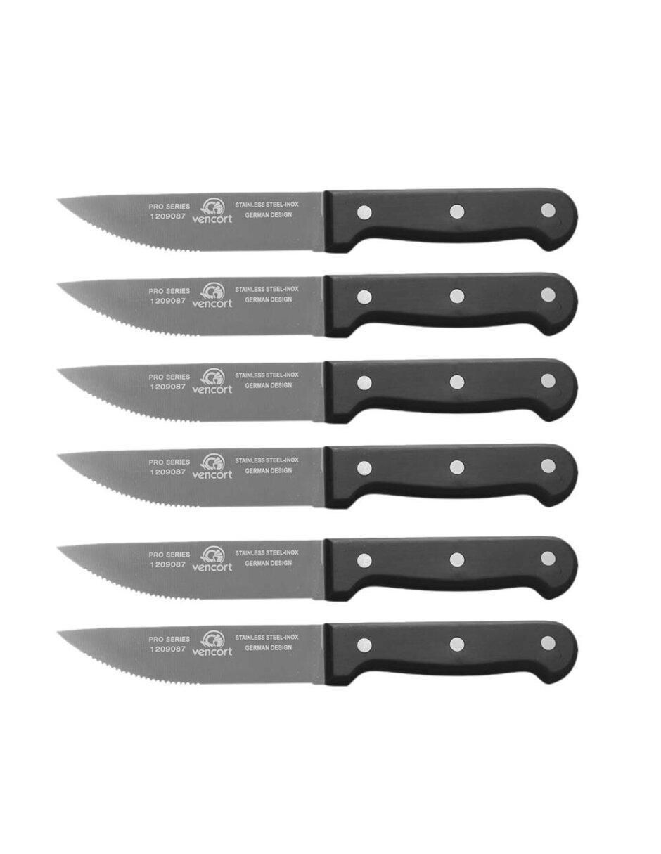 Set de cuchillos carnicero 6 piezas