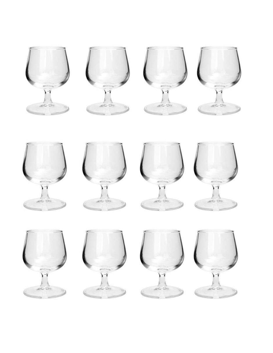 Set de copas para coñac de vidrio Set de copas para coñac de vidrio