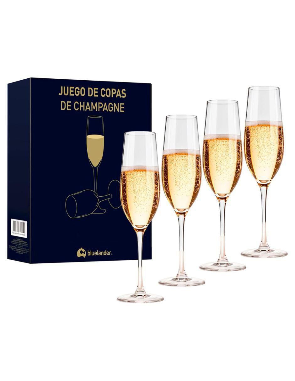 Set de copas para flauta de vidrio 2