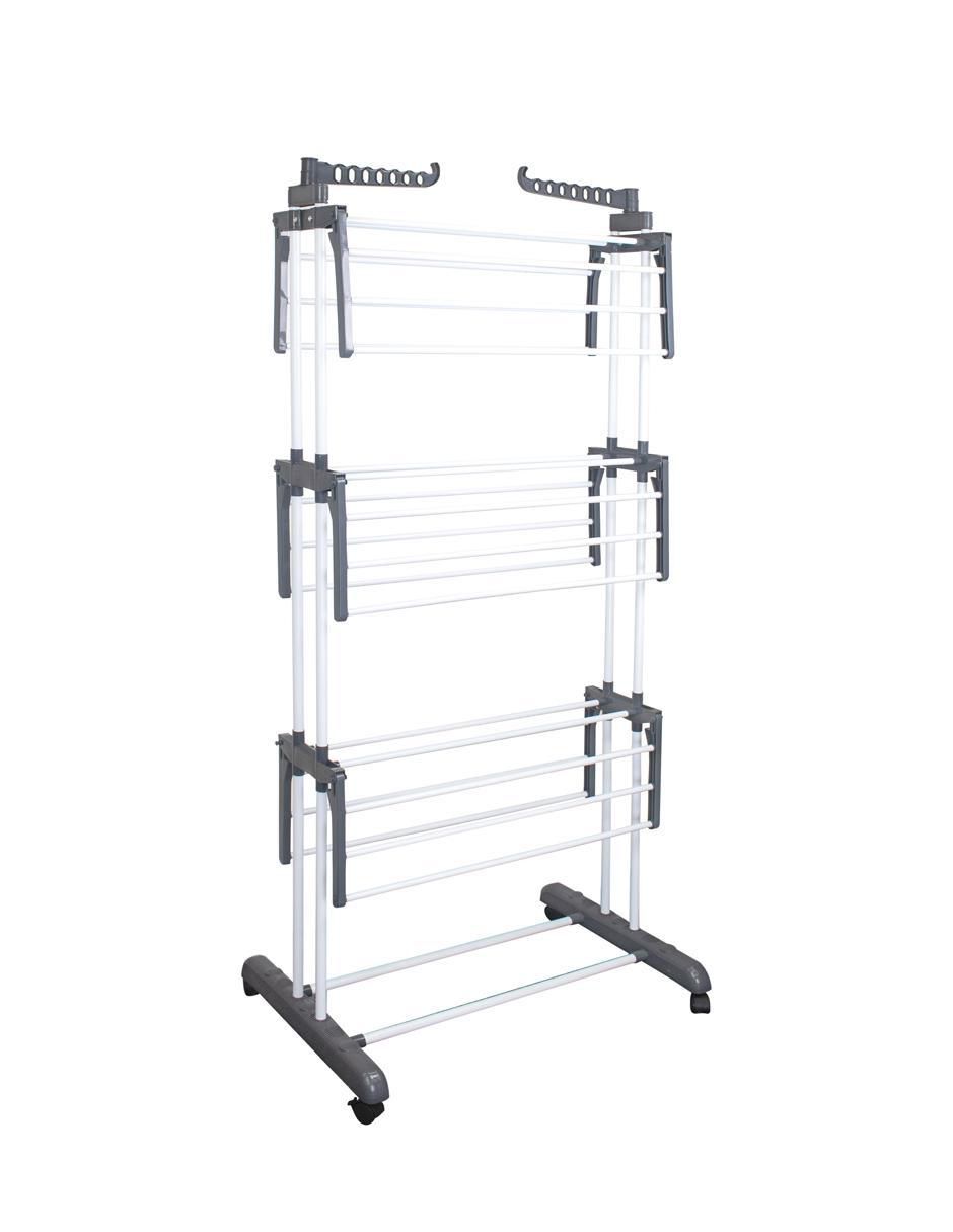 Tendedero plegable de plástico y metal 3