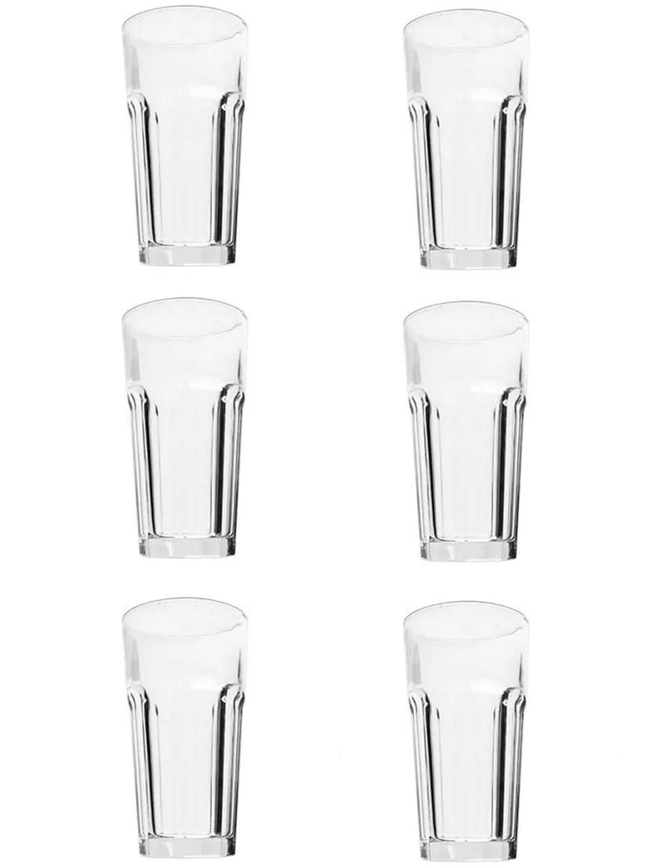 Set vasos de vidrio con 6 piezas Set vasos de vidrio con 6 piezas