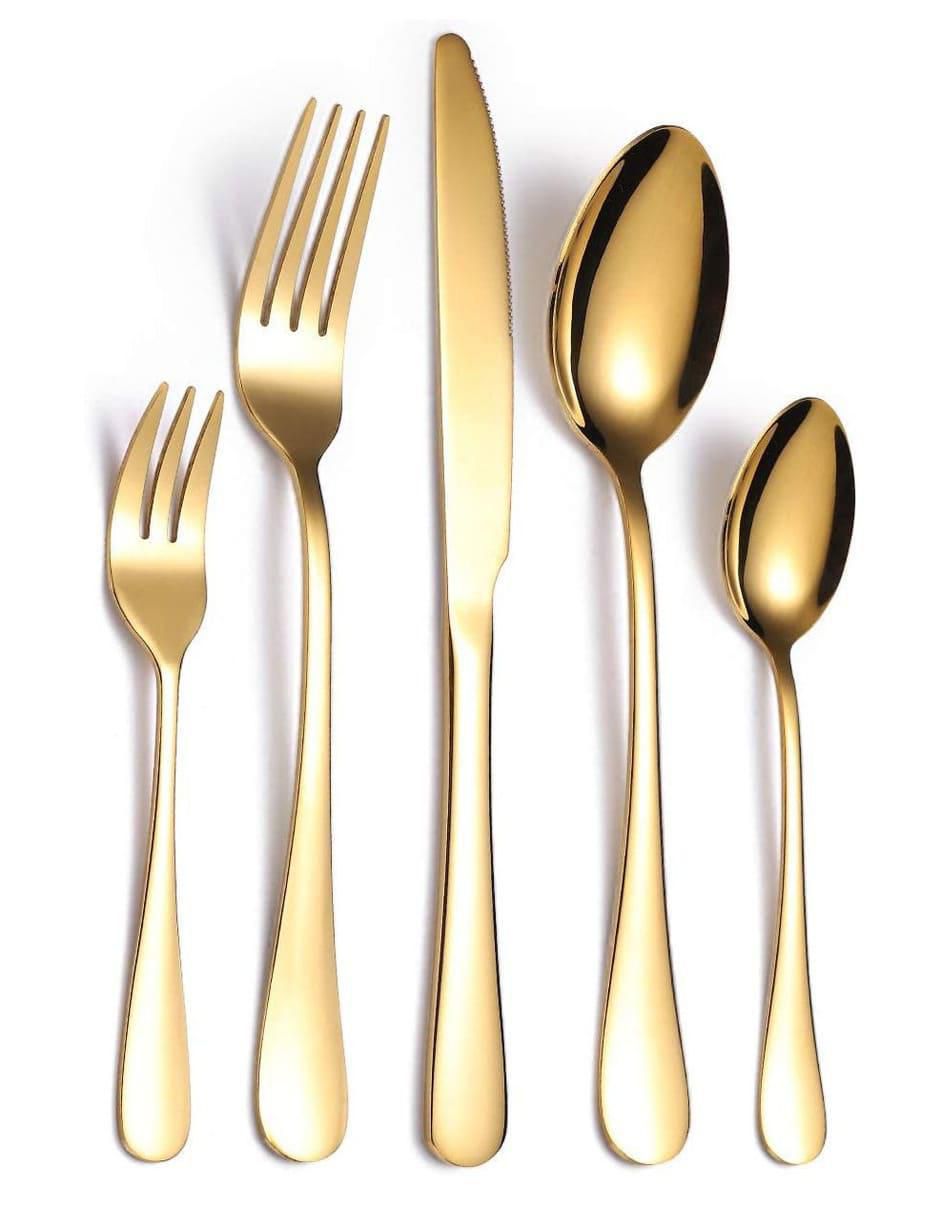 Set cubiertos de acero 30 piezas 3