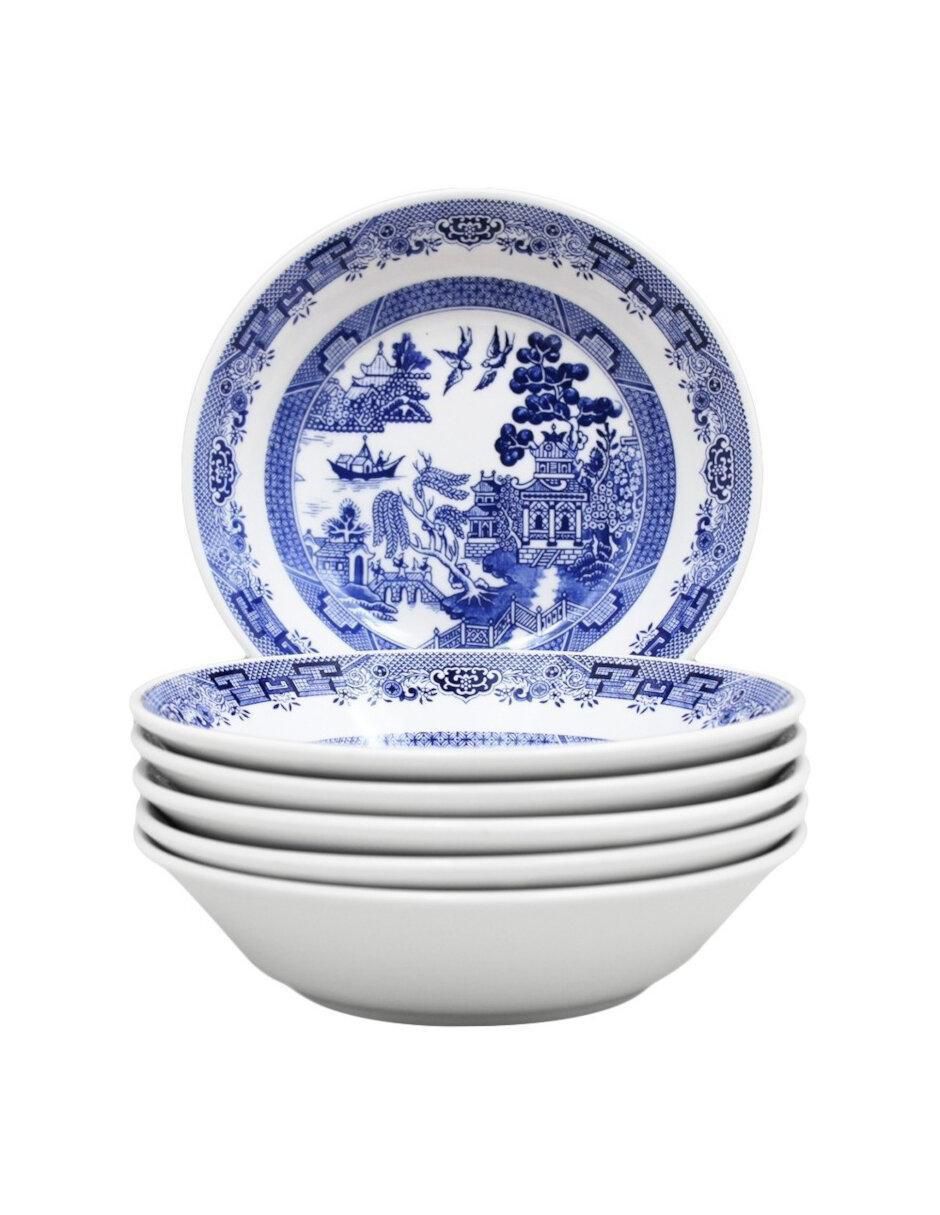 Plato sopa de cerámica 6 piezas 1