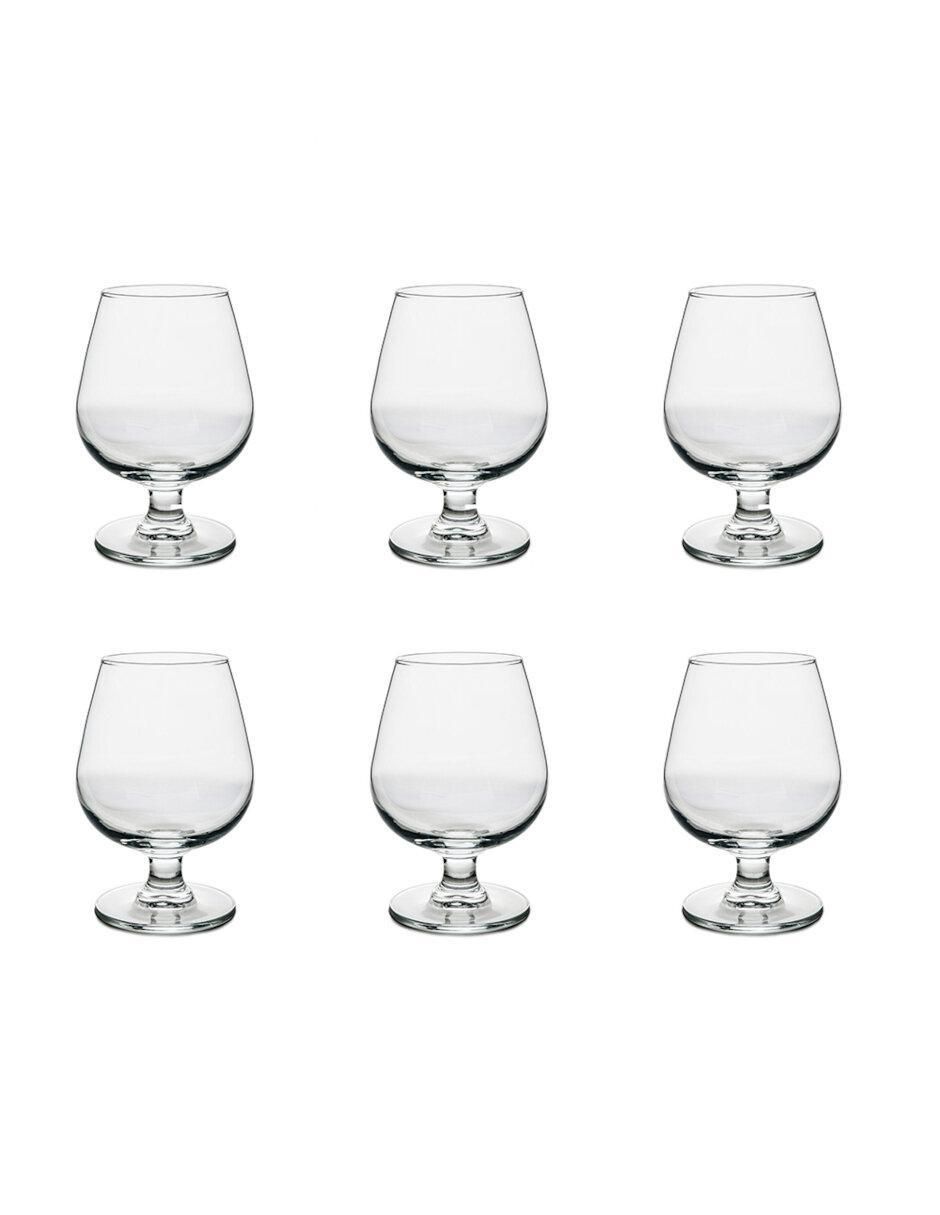 Set de copas para coñac de vidrio Set de copas para coñac de vidrio