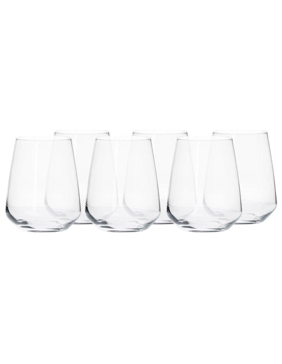 Set vasos Contea de vidrio con 6 piezas