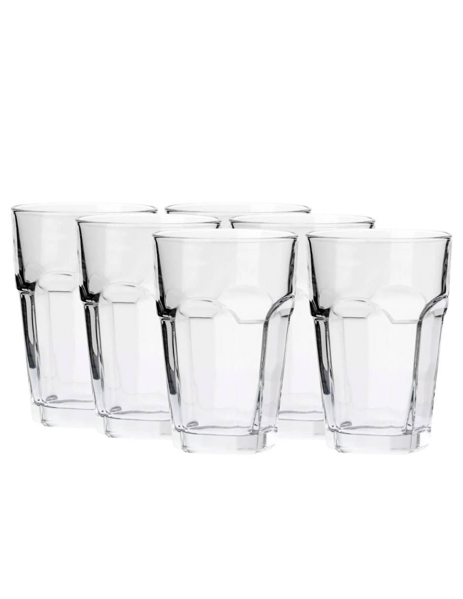 Set vasos San Marco de vidrio con 6 piezas Set vasos San Marco de vidrio con 6 piezas