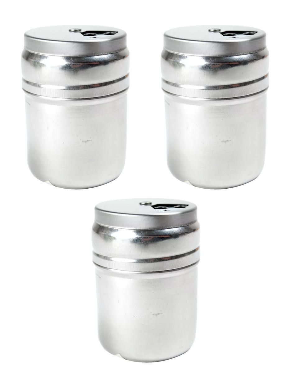 Set salero de acero inoxidable Set salero de acero inoxidable