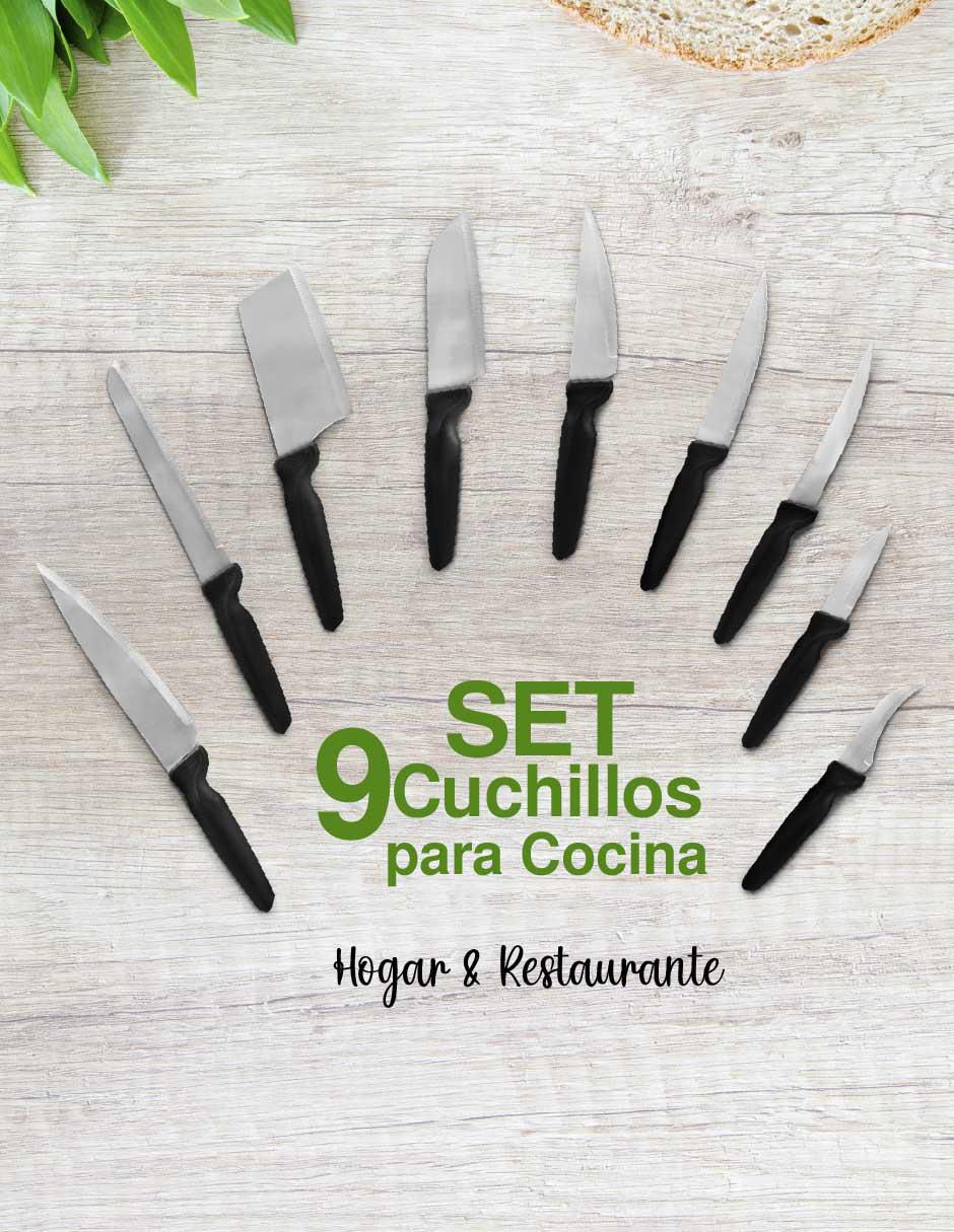 Set de cuchillos utilitario  9 piezas 2