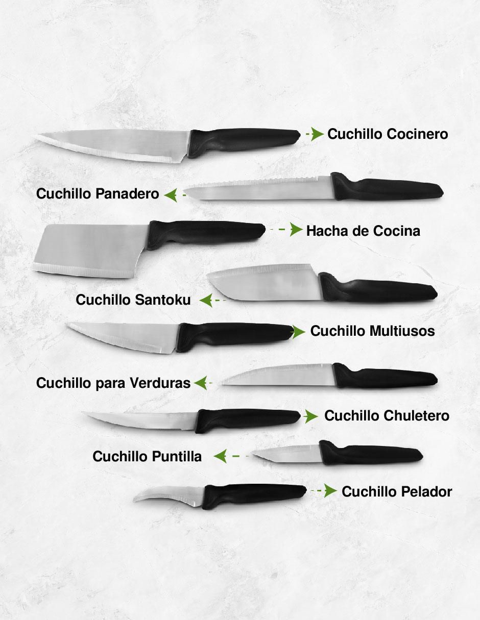 Set de cuchillos utilitario  9 piezas 5