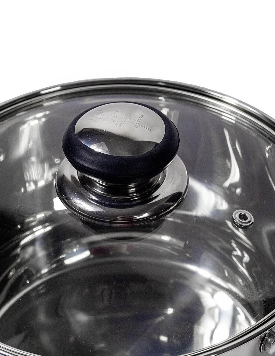 Batería de cocina Atenea de acero inoxidable 12 piezas 13