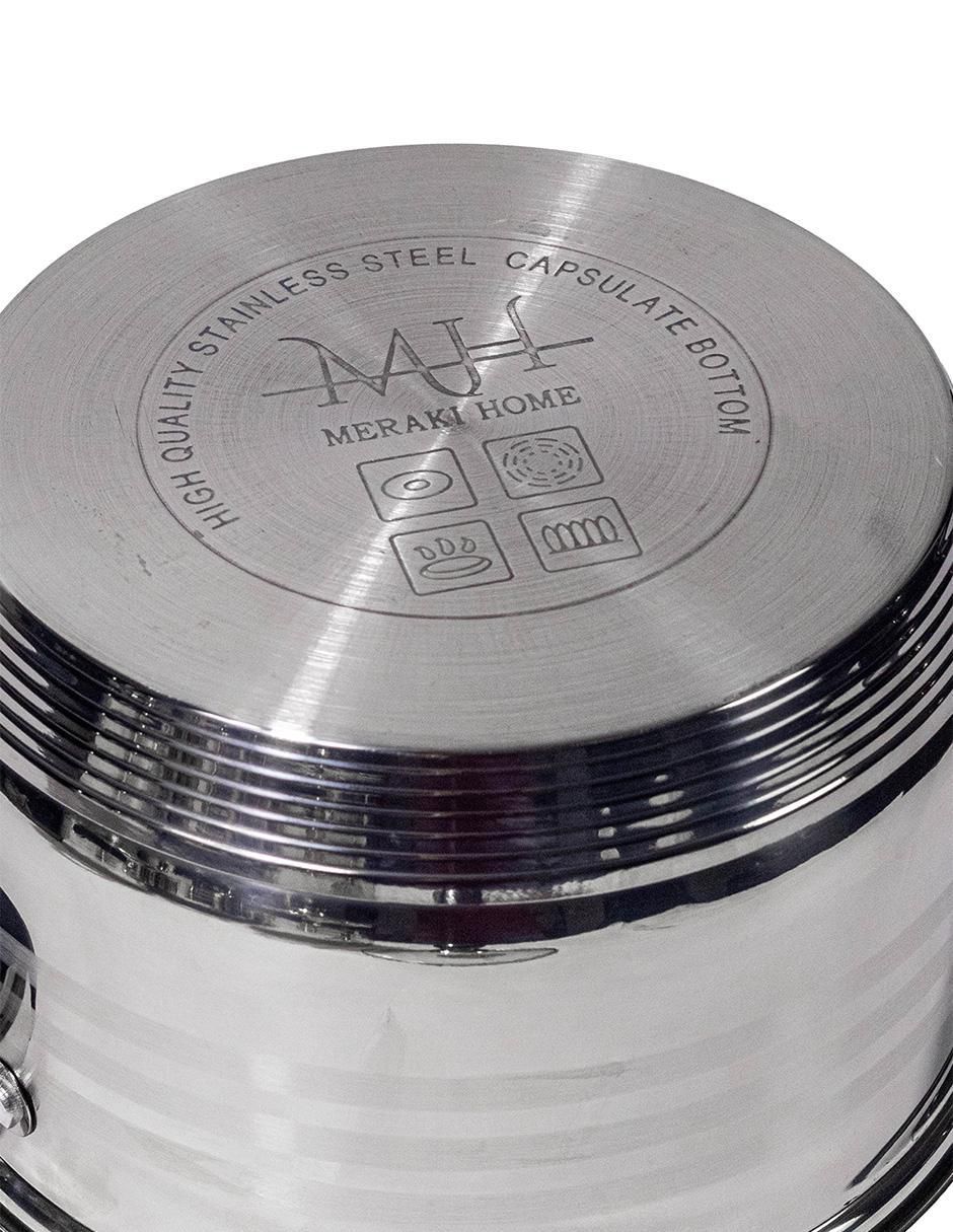 Batería de cocina Atenea de acero inoxidable 12 piezas 14