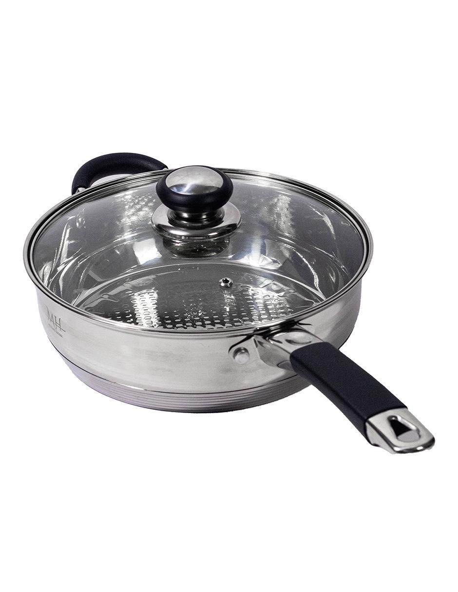 Batería de cocina Atenea de acero inoxidable 12 piezas 17