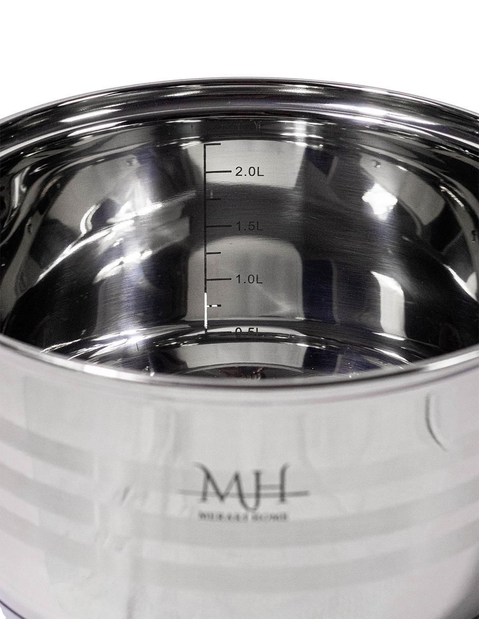 Batería de cocina Atenea de acero inoxidable 12 piezas 10