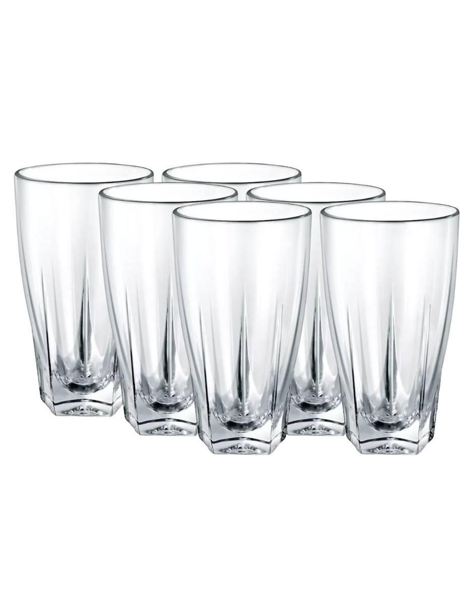 Set vasos Camelot de vidrio con 6 piezas