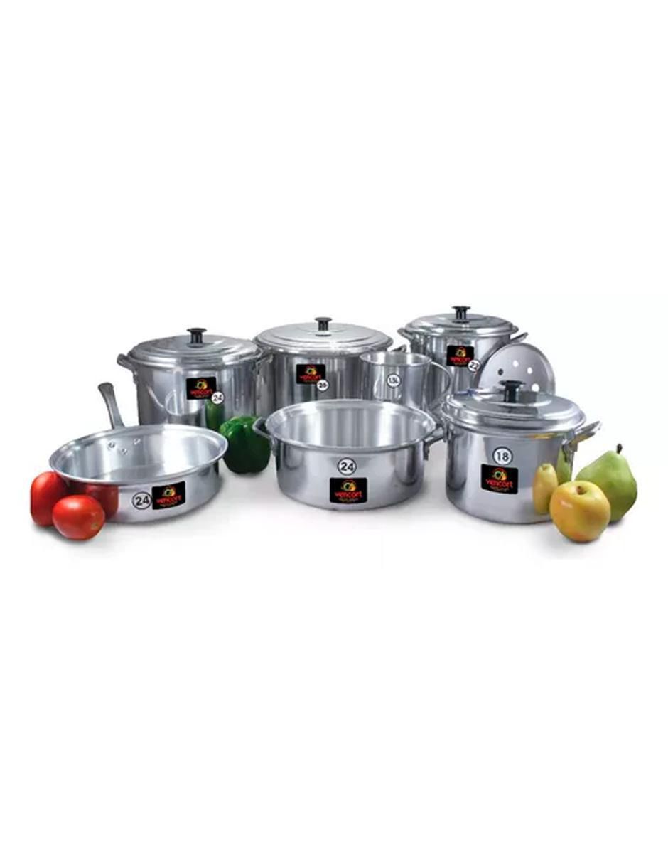 Batería de cocina Esmeralda de aluminio 12 piezas 3