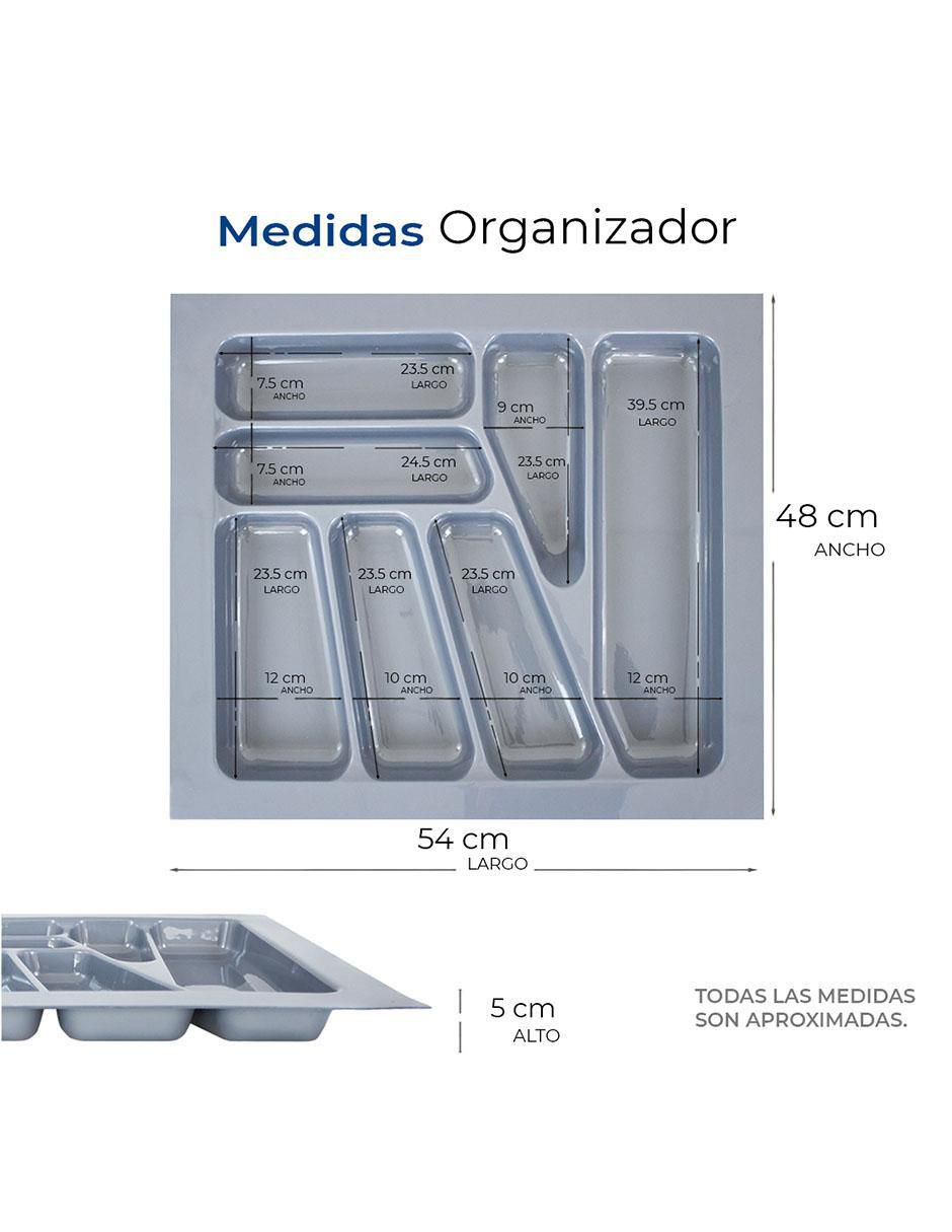 Porta cubiertos para cocina de aluminio 5