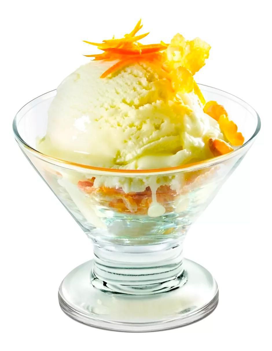 Set de copas para helado de vidrio 3