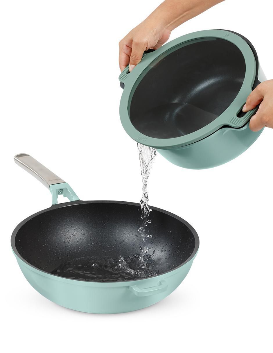 Batería de cocina Jade Pro Series de aluminio anodizado antiadherente sin PFOA 13 piezas 2