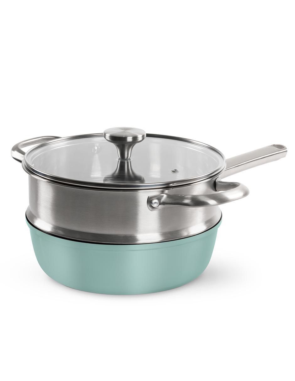 Batería de cocina Jade Pro Series de aluminio anodizado antiadherente sin PFOA 13 piezas 6