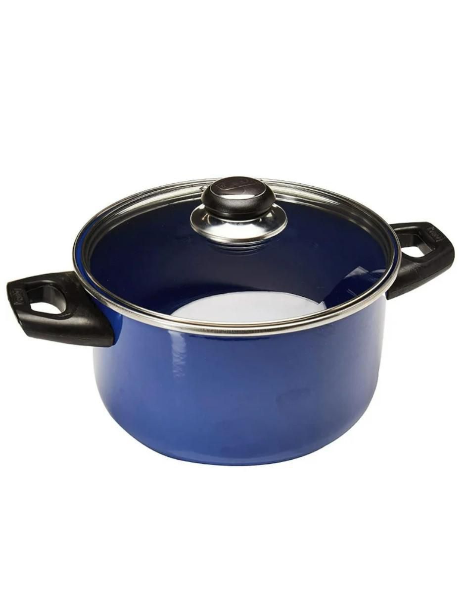 Batería de cocina Albania de acero vitrificado antiadherente sin PFOA 10 piezas 5