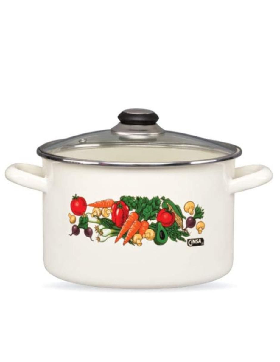 Batería de cocina Armenia de acero vitrificado antiadherente sin PFOA 7 piezas 4