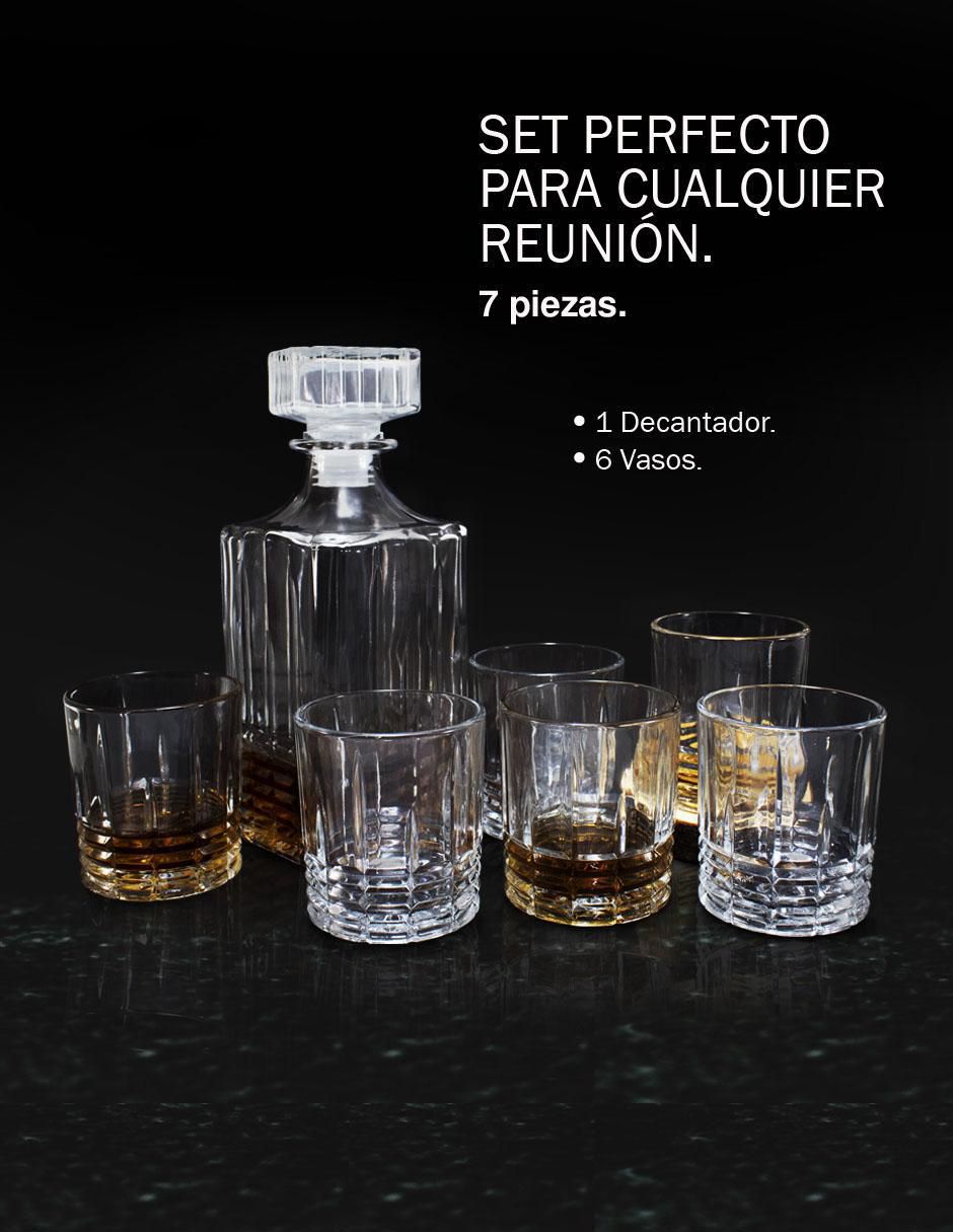 Set decantador de cristal 5