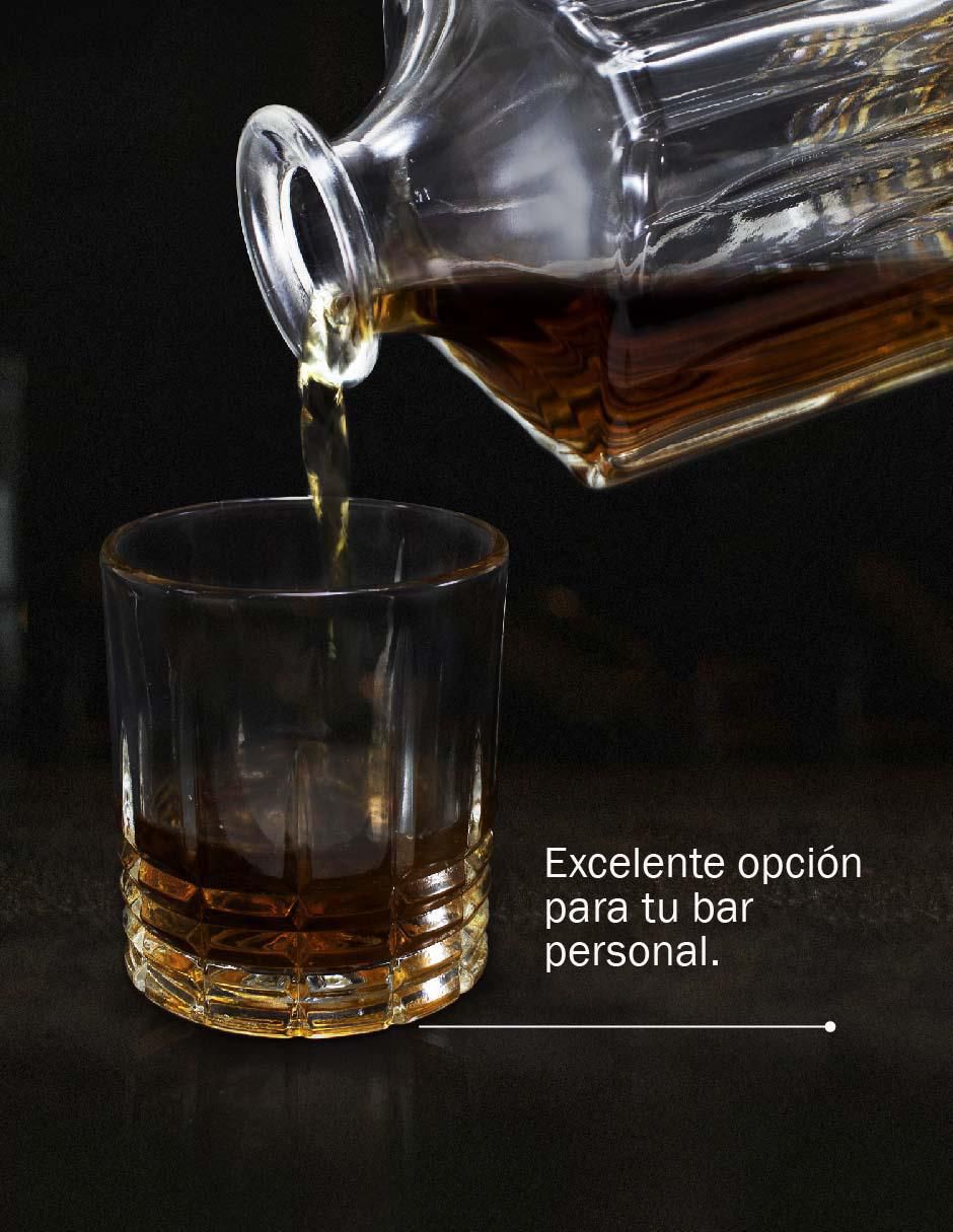 Set decantador de cristal 6