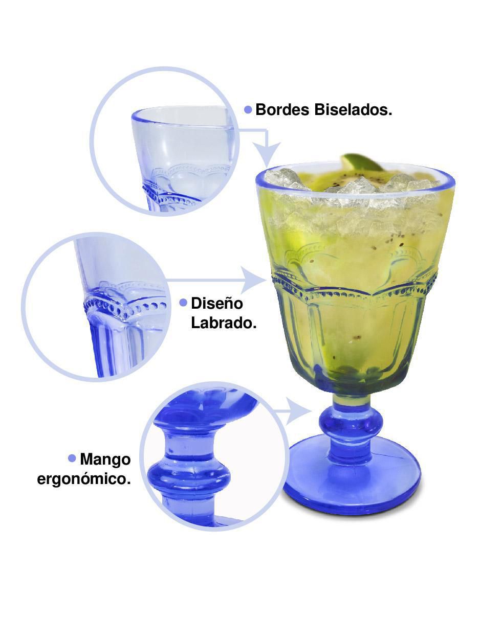 Set de copas para cóctel de vidrio 4
