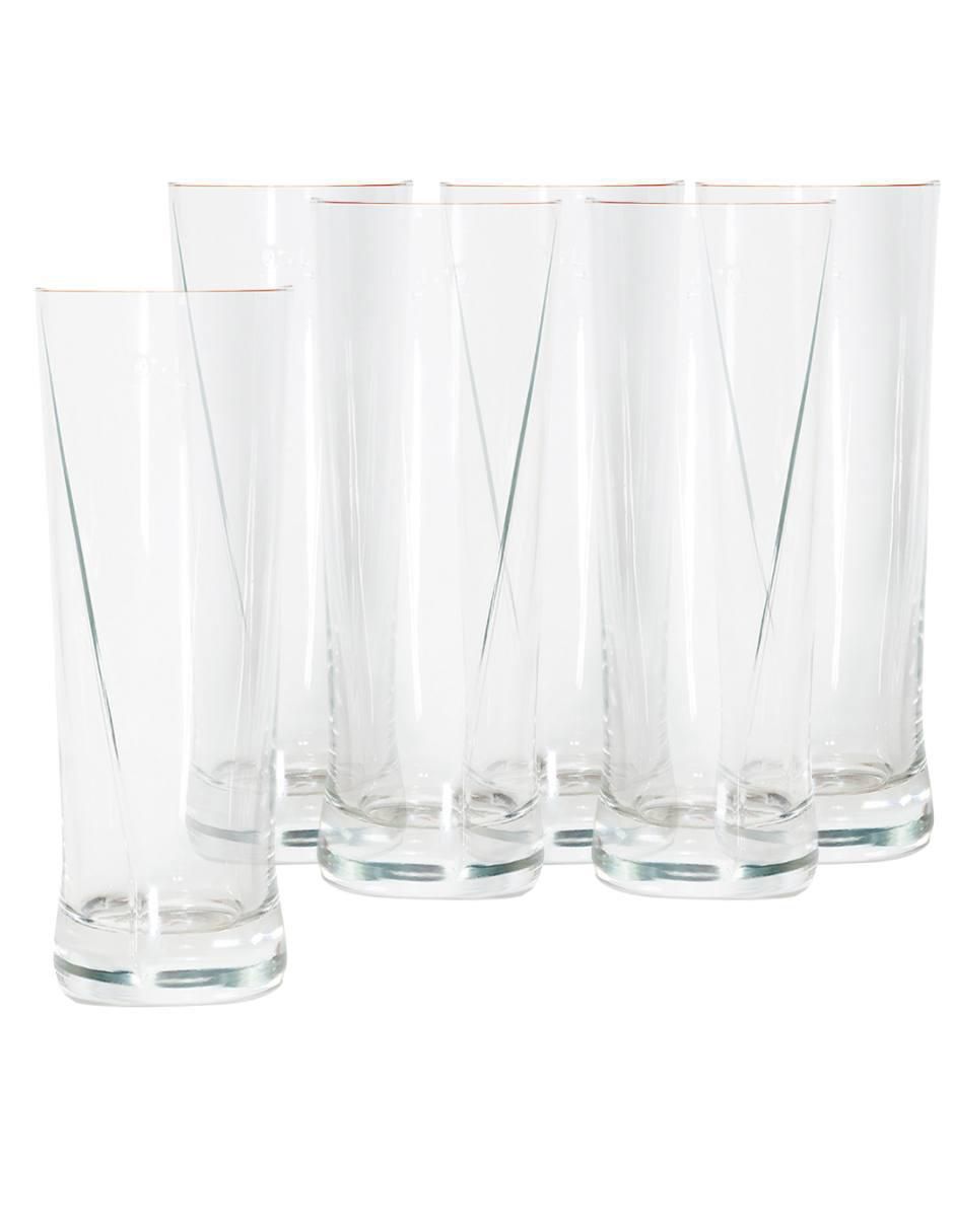 Set vasos Baltika de vidrio con 6 piezas
