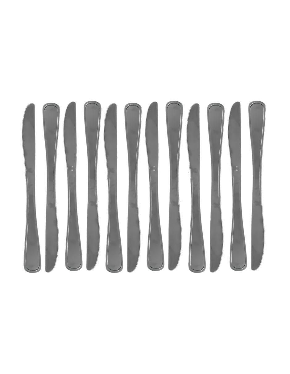 Set cubiertos de acero inoxidable 12 piezas