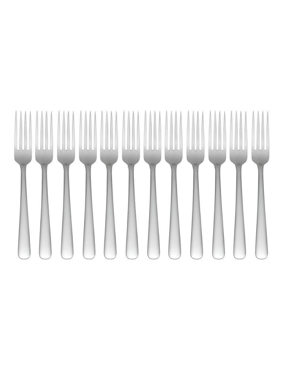 Set cubiertos Malva de acero inoxidable 12 piezas