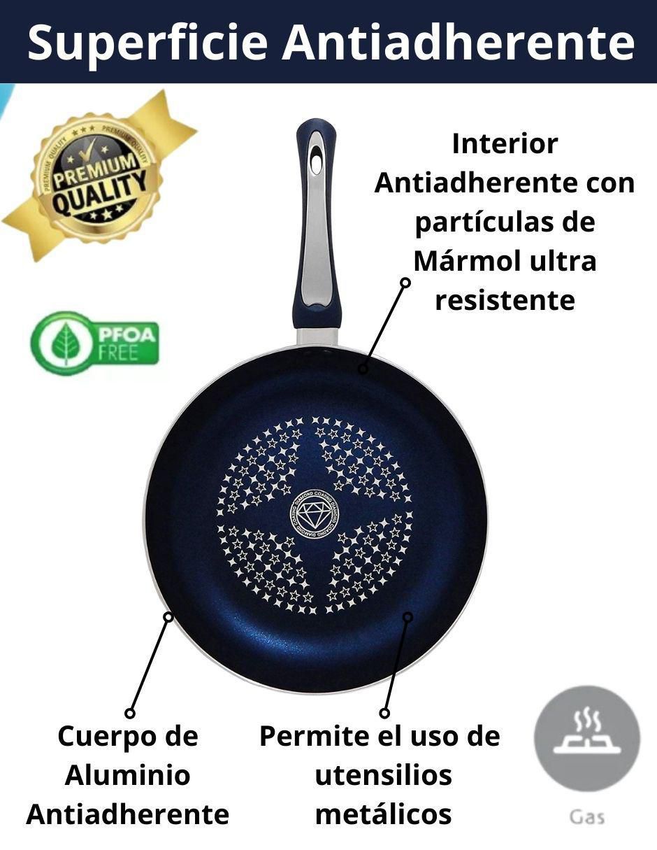 Set de sartenes Cooks Master de aluminio 3 piezas 3