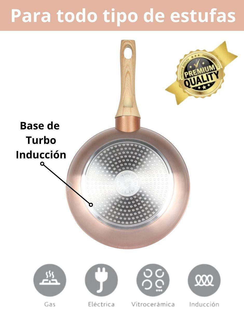 Set de sartenes de aluminio 3 piezas 5