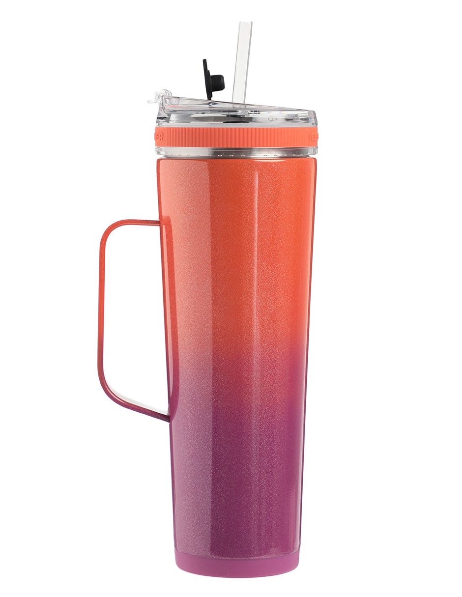 Termo doble pared de acero inoxidable Escape con tapa flip top 1 L 2