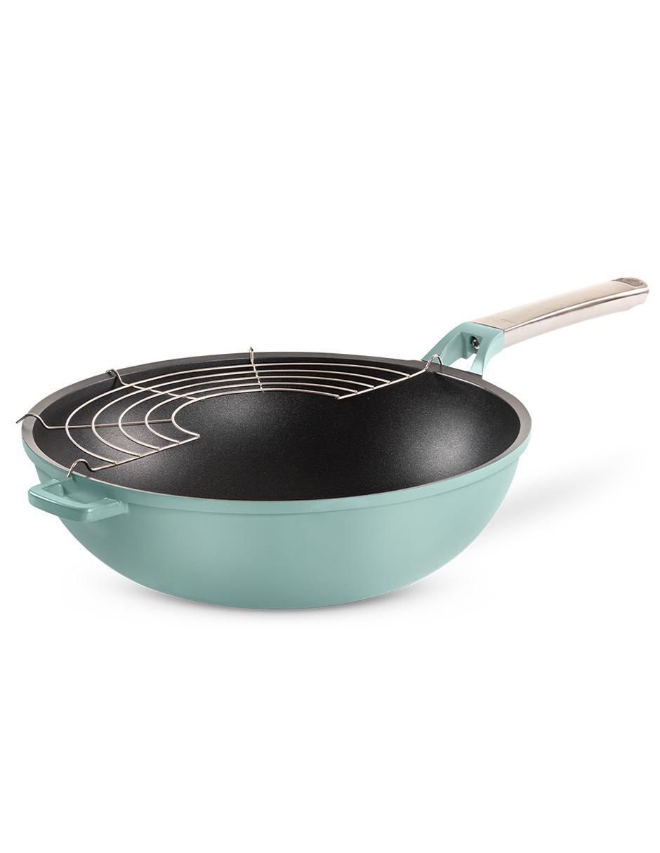 Sartén Wok Pro Series de aluminio anodizado