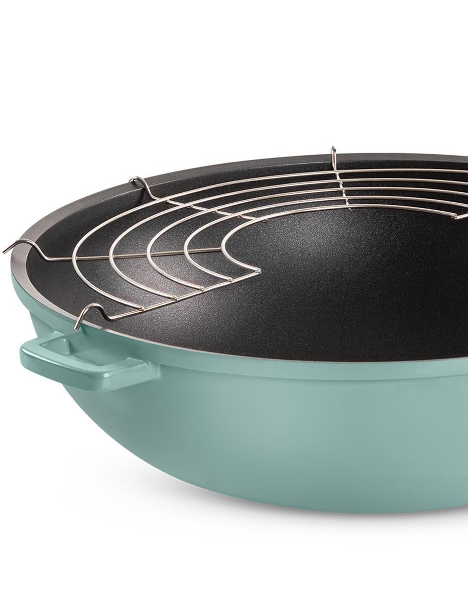 Sartén Wok Pro Series de aluminio anodizado 2