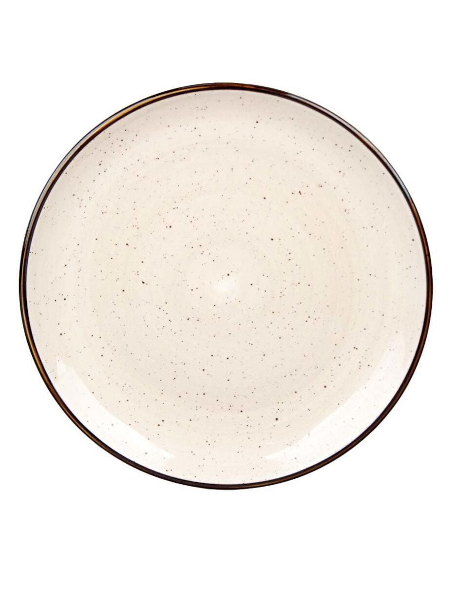 Plato postre de porcelana 6 piezas 2