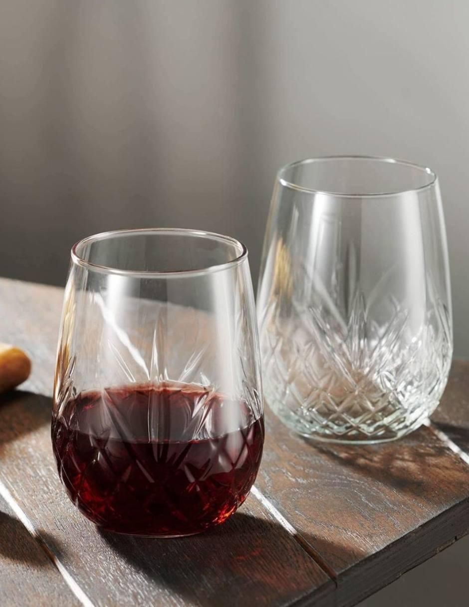 Set vasos Rococo de vidrio con 6 piezas 3