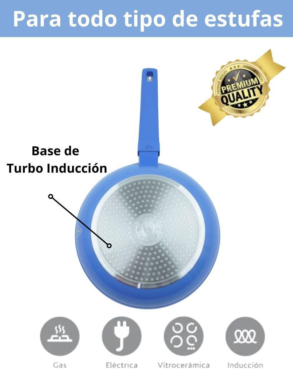 Set de sartenes Mármol de aluminio esmaltado 3 piezas 5