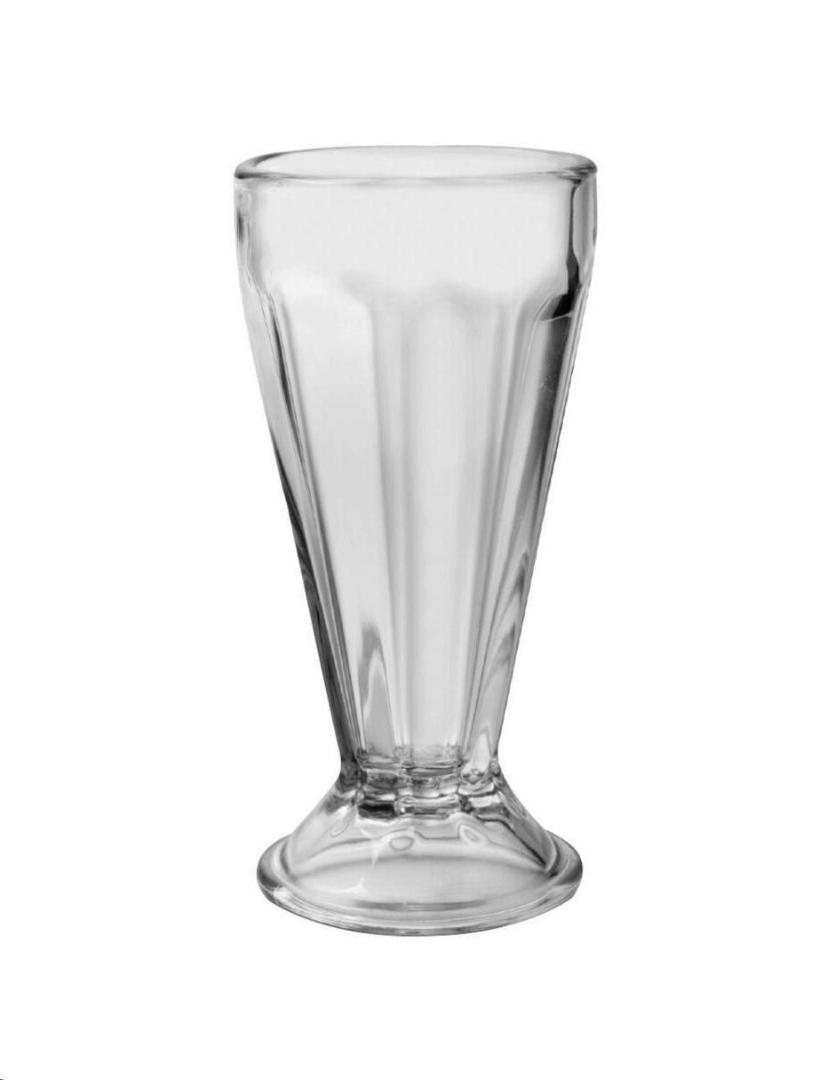 Set de copas para malteada de vidrio 2