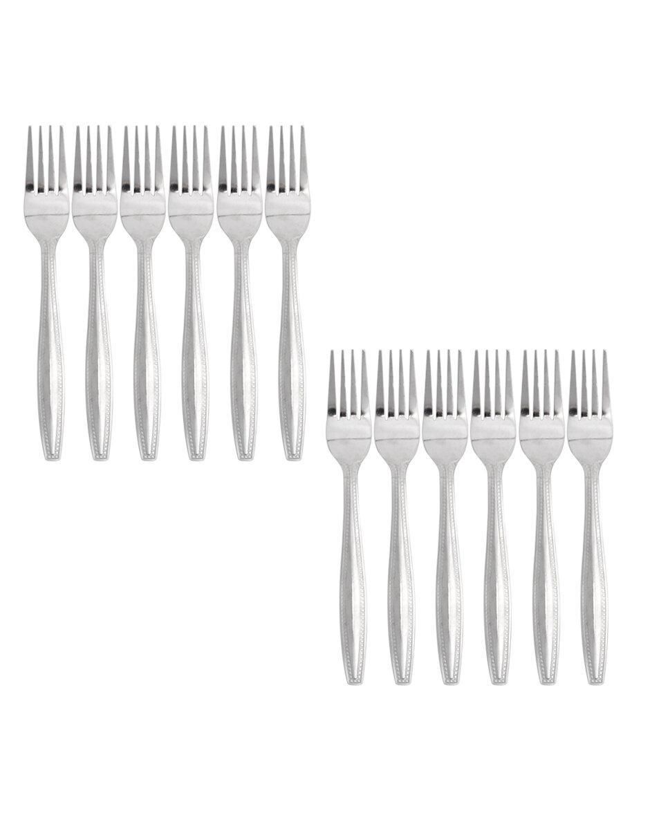 Set tenedor para uso principal de acero inoxidable
