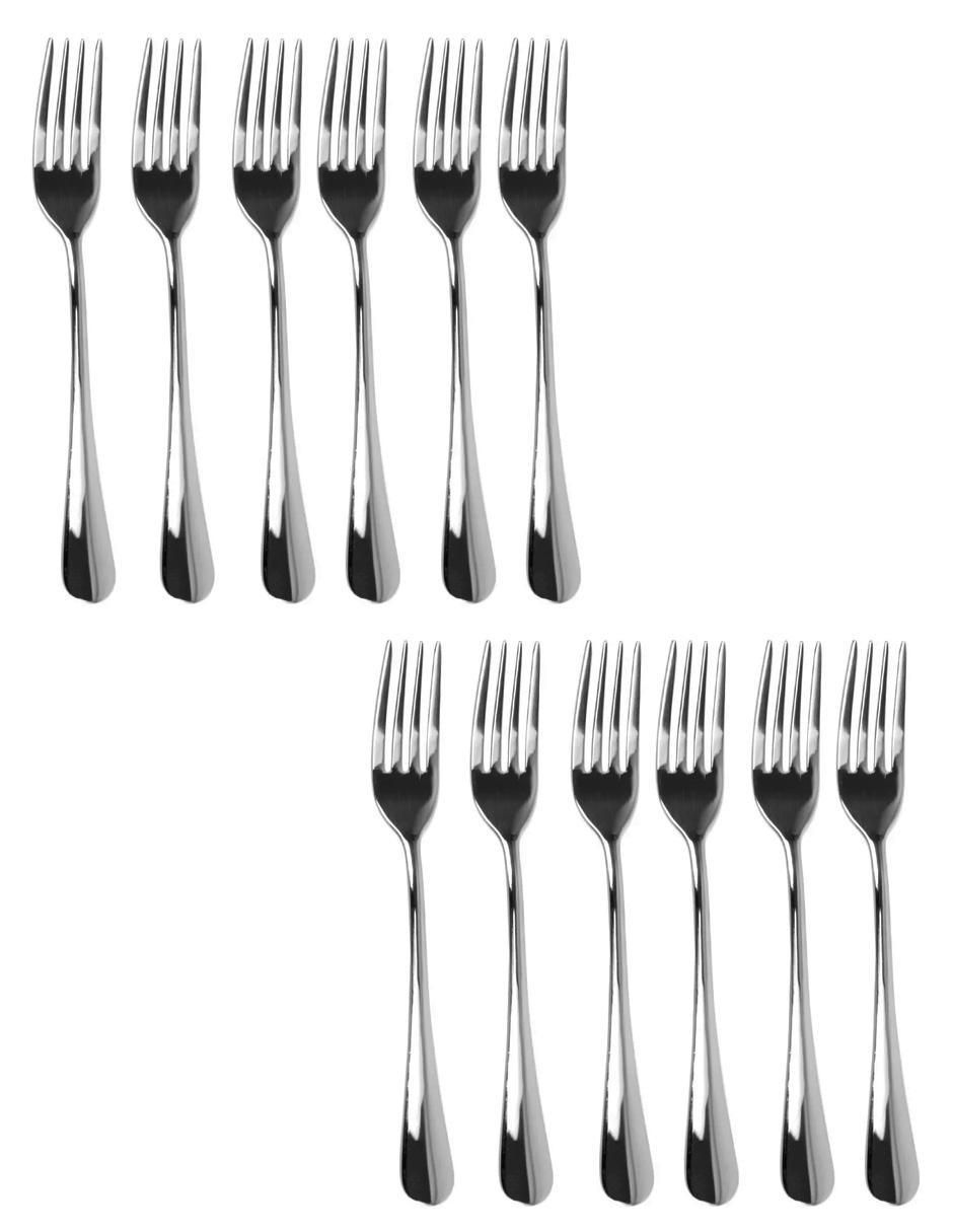 Set de tenedor para uso principal de acero inoxidable